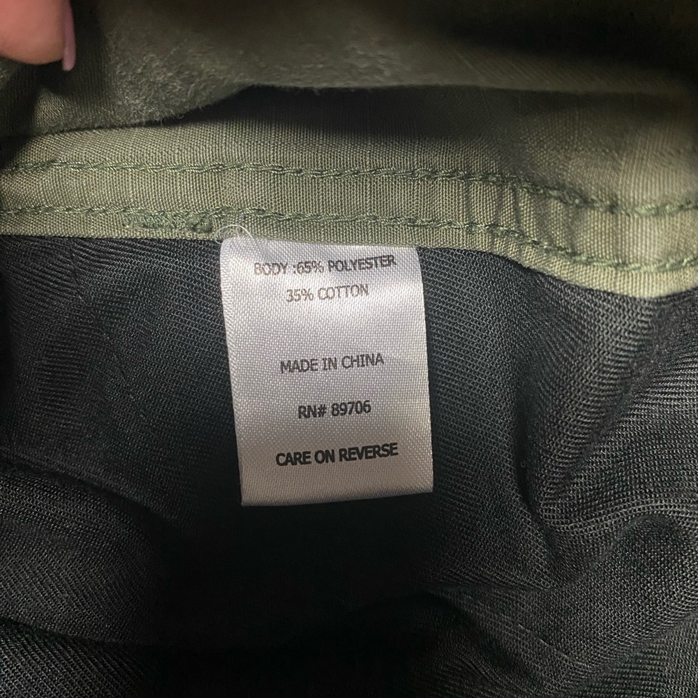 Womens Green Cargo Tactical Pants - Picture 8 of 10